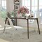Flash Furniture Rectangle Walnut Table, Glass Top, 35.25"X59", 35.25" W, 59" L, 29.25" H, Glass, Clear SK-TC-5049-W-GG - alternate 1